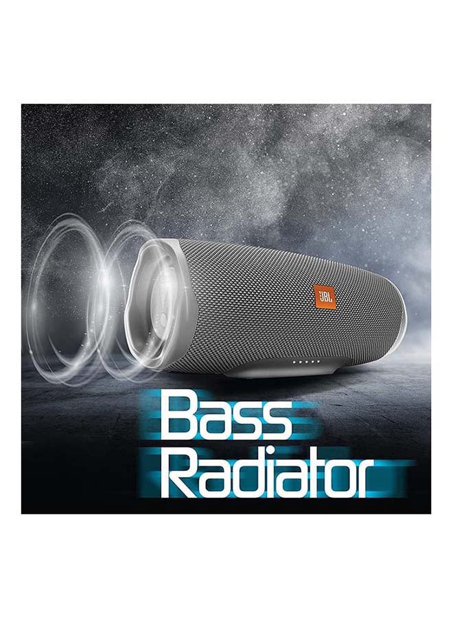 JBL - Charge 4 Bluetooth Speaker Grey - Image 1