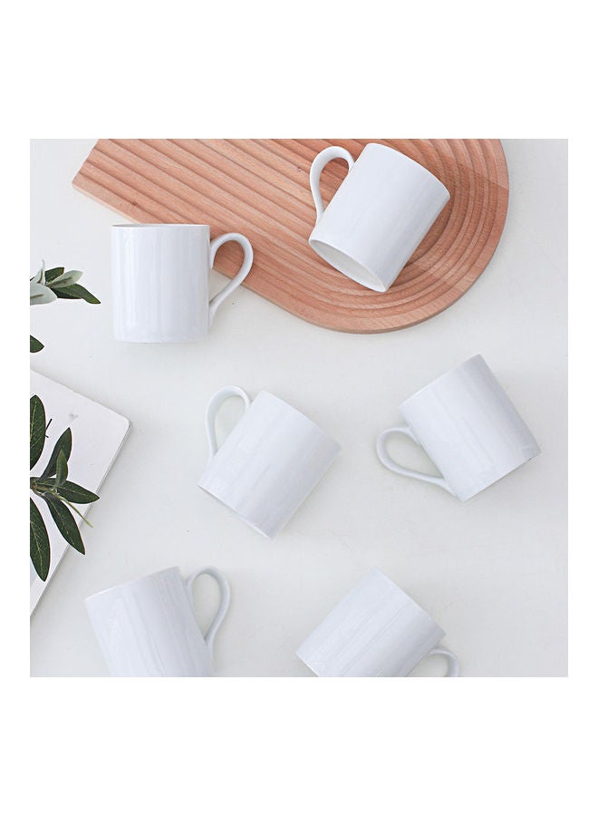 Shuer 6-Piece Ceramic Mug White 12 X 8 X 9.5cm - Image 4