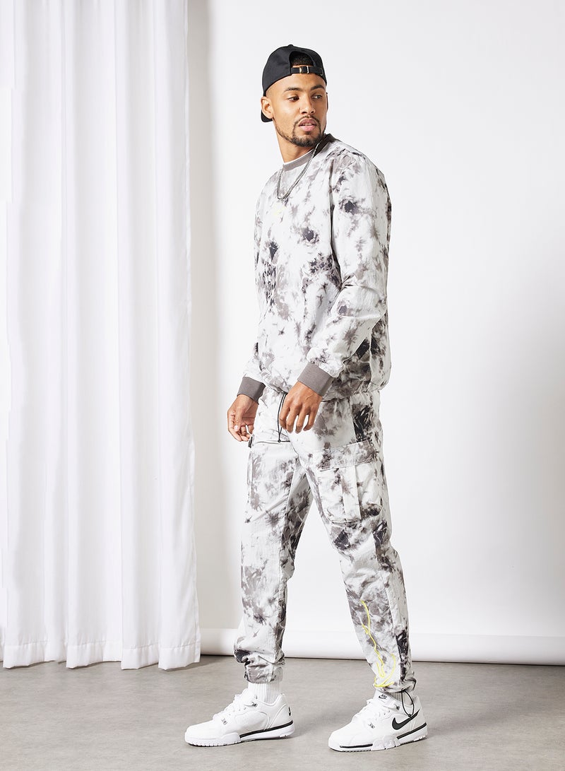 Karl Kani - Tie-Dye Sweatshirt Grey - Image 1
