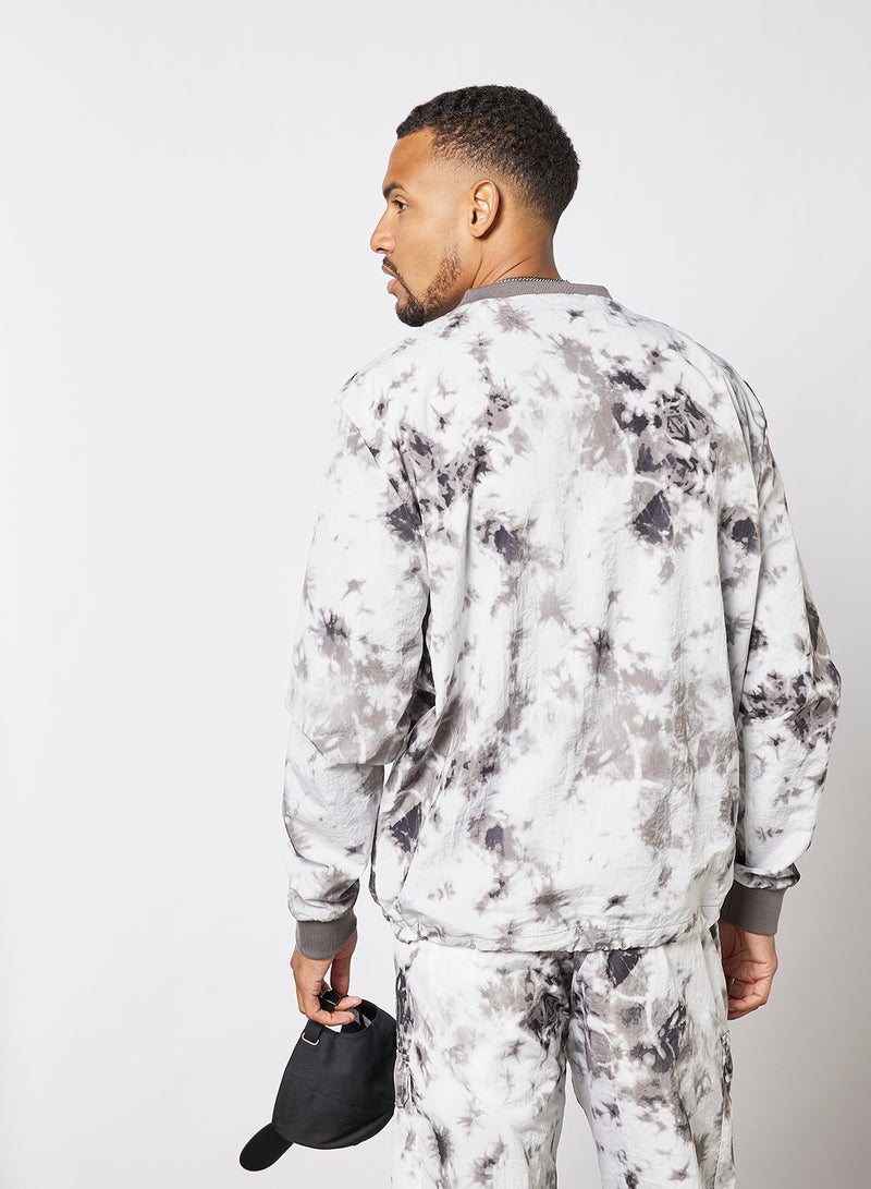 Karl Kani - Tie-Dye Sweatshirt Grey - Image 1