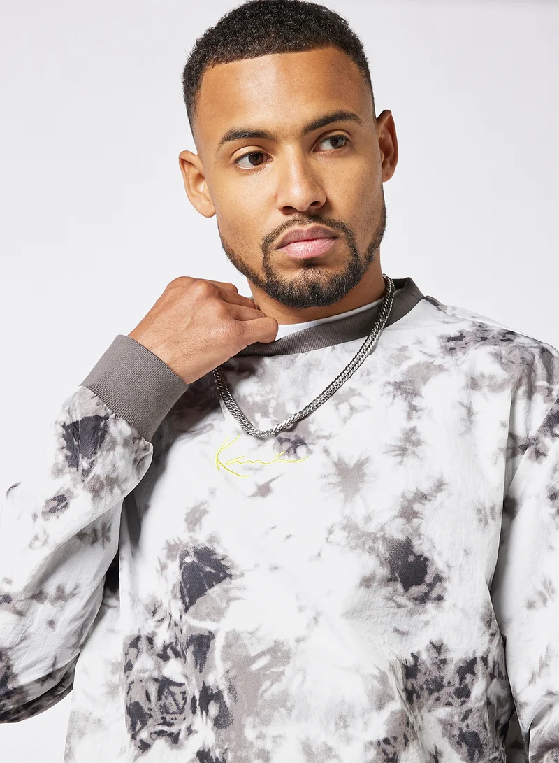 Karl Kani Tie-Dye Sweatshirt Grey