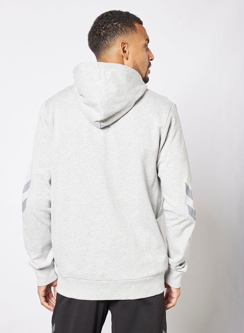 Hummel - Legacy Zip Hoodie Grey - Image 1