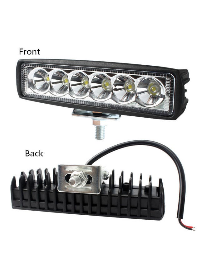 Generic - 6 LED 18W Off Road Driving Fog Light with Spot Flood Beam - Image 1