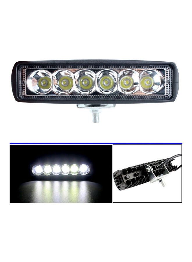 Generic - 6 LED 18W Off Road Driving Fog Light with Spot Flood Beam - Image 1