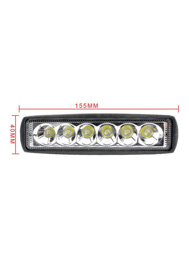 Generic - 6 LED 18W Off Road Driving Fog Light with Spot Flood Beam - Image 1