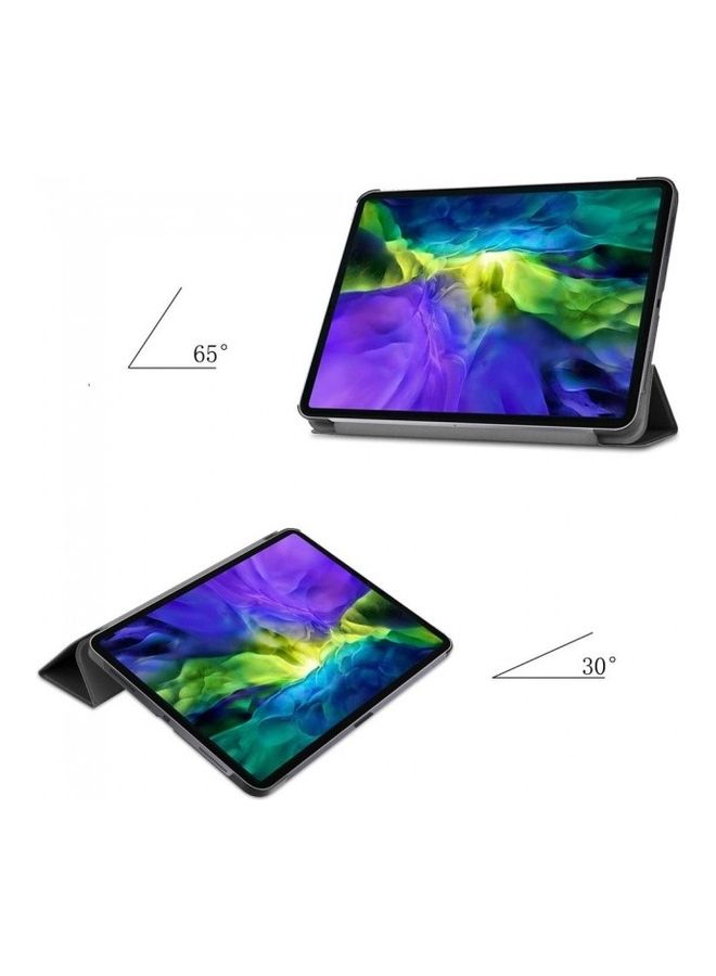MARGOUN - Leather Folio Stand Case Cover for Apple ipad 10.2 (7th, 8th, 9th Generation) Black - Image 1