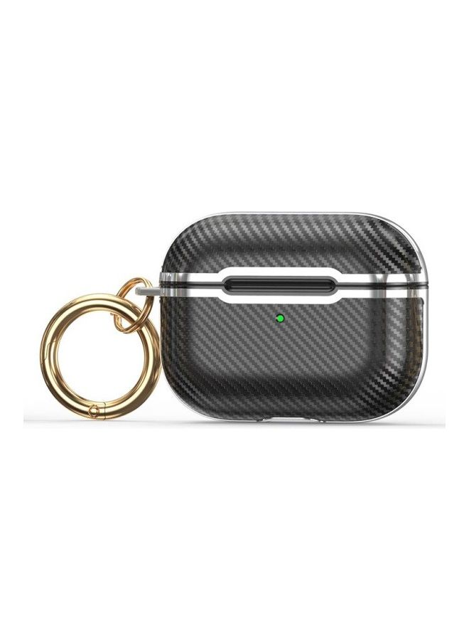 MARGOUN Protective Case Cover For Apple AirPods Pro Black/Silver