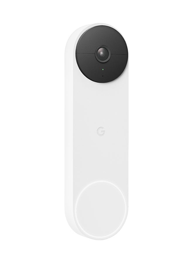 Google Video Doorbell White 7.5x3x2.1inch - Image 1