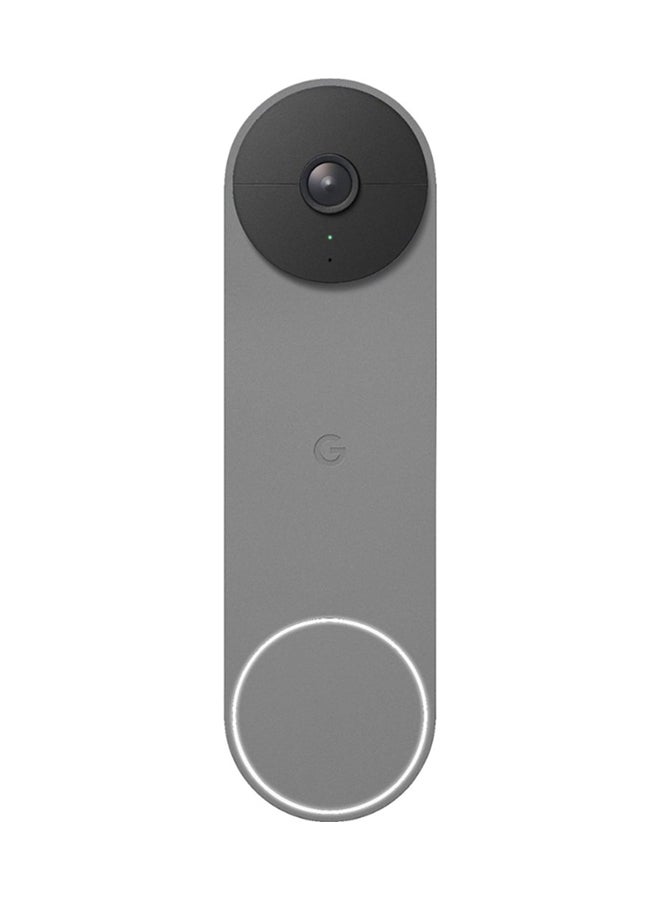 Google Video Doorbell Ash 1.8 x 6.3 x 0.95inch - Image 1