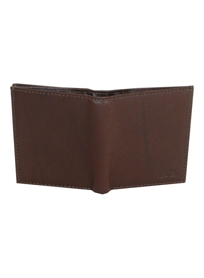 LAVERI LEATHER Genuine Leather Logo Detail Long Wallet Dark Brown  - Image 5