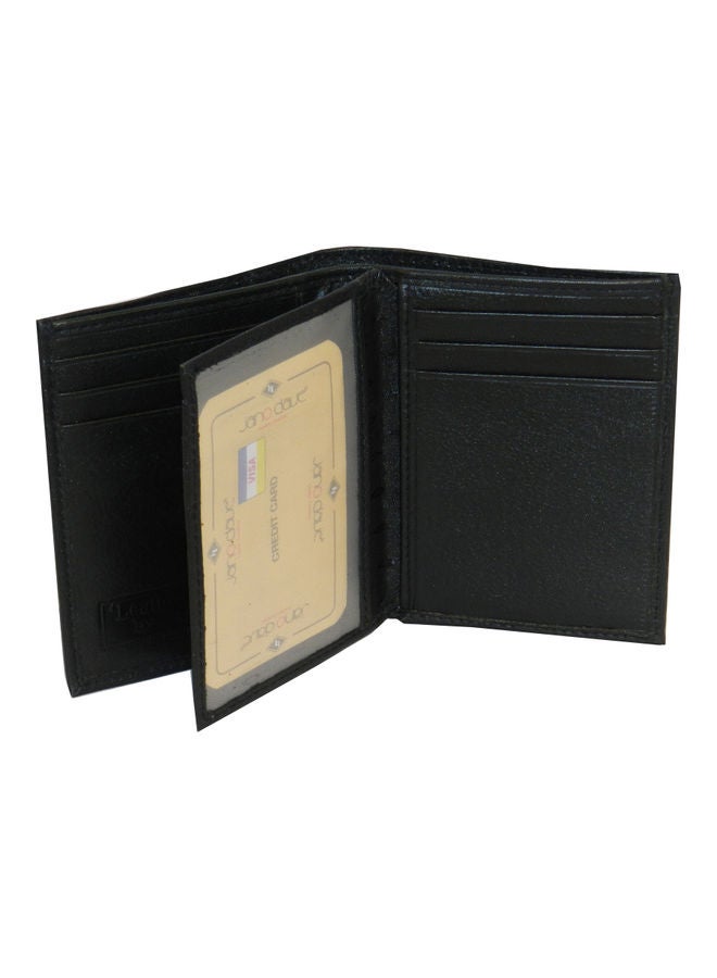 LAVERI LEATHER Genuine Leather Long Wallet Black  - Image 4