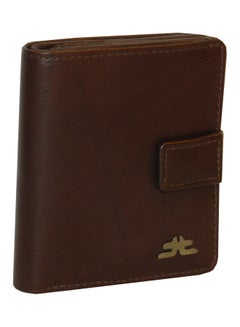 LAVERI LEATHER Genuine Leather Logo Detail Long Wallet Dark Brown  - Image 1