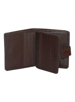 LAVERI LEATHER Genuine Leather Logo Detail Long Wallet Dark Brown  - Image 4