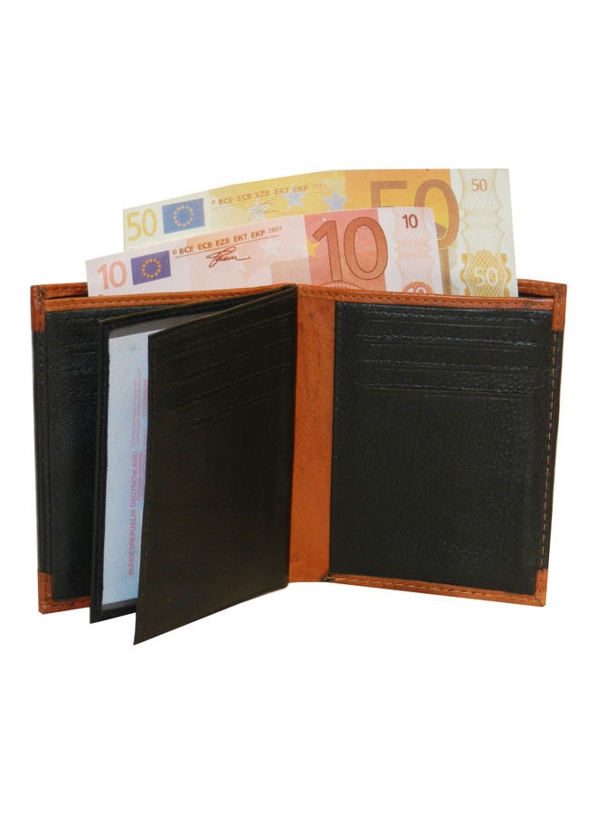 LAVERI LEATHER Genuine Leather Logo Detail Long Wallet Black - Image 3