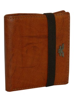 LAVERI LEATHER Genuine Leather Logo Detail Long Wallet Rust  - Image 1