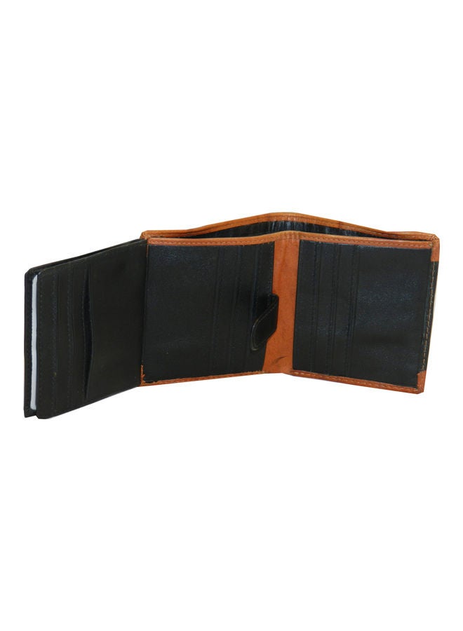 LAVERI LEATHER Genuine Leather Logo Detail Long Wallet Black  - Image 5