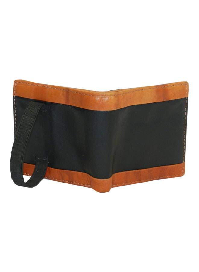 LAVERI LEATHER Genuine Leather Logo Detail Long Wallet Black  - Image 2