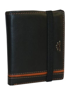 LAVERI LEATHER Genuine Leather Logo Detail Long Wallet Black  - Image 1