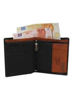 LAVERI LEATHER Genuine Leather Logo Detail Long Wallet Black  - Image 3