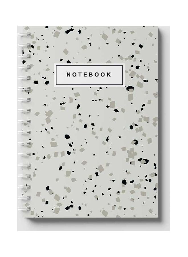 LOWHA - Spiral Notebook Light Grey/Black - Image 1