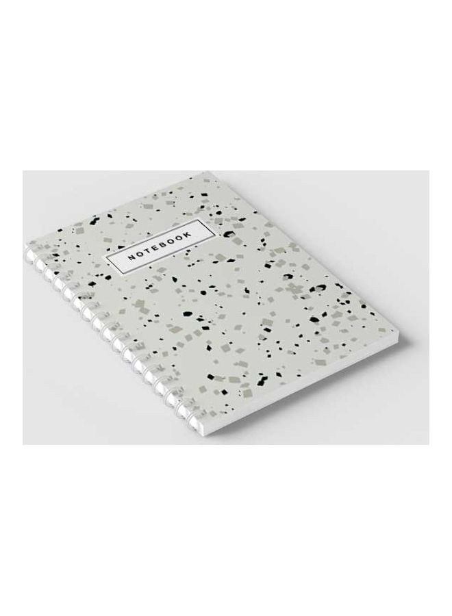 LOWHA - Spiral Notebook Light Grey/Black - Image 1