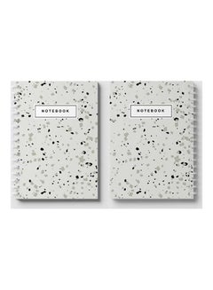 LOWHA Spiral Notebook Light Grey/Black  - Image 4