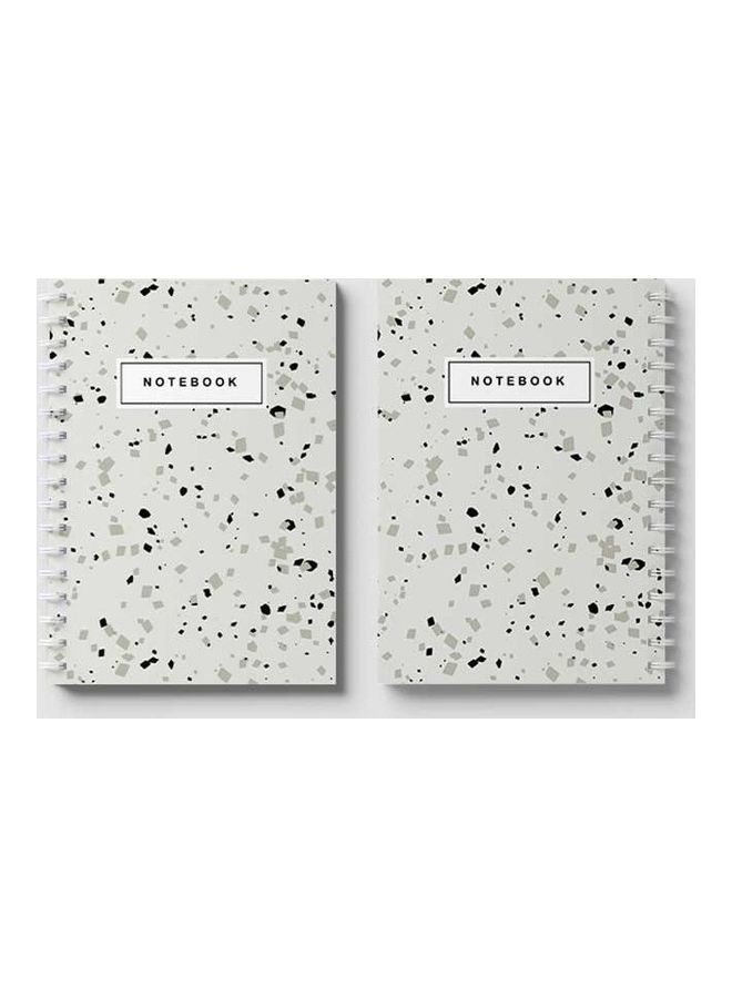 LOWHA - Spiral Notebook Light Grey/Black - Image 1