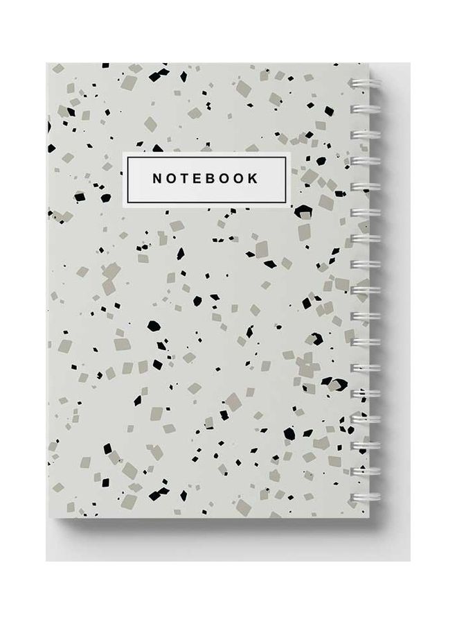 LOWHA - Spiral Notebook Light Grey/Black - Image 1