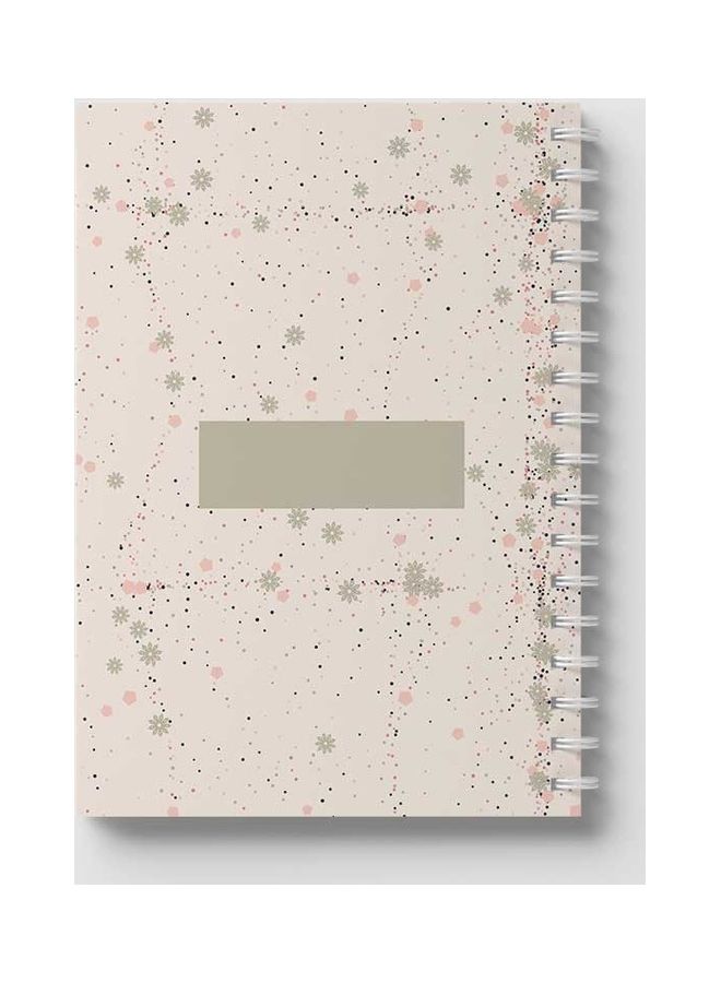 لوحة دفتر سلك رمادي/ وردي - Image 5