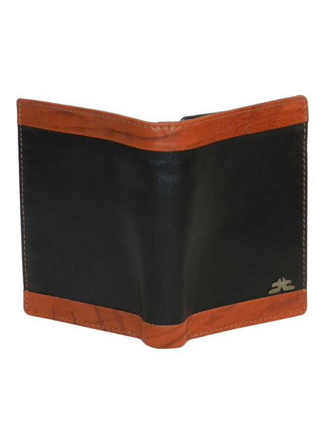 LAVERI LEATHER Genuine Leather Logo Detail Long Wallet Black  - Image 2