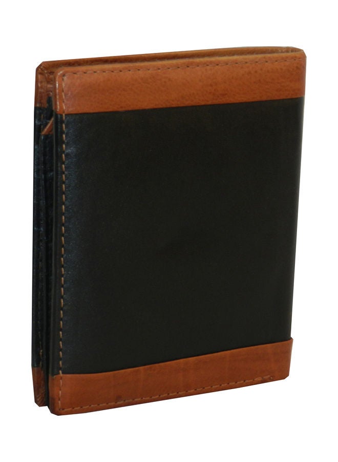LAVERI LEATHER Genuine Leather Logo Detail Long Wallet Black  - Image 2
