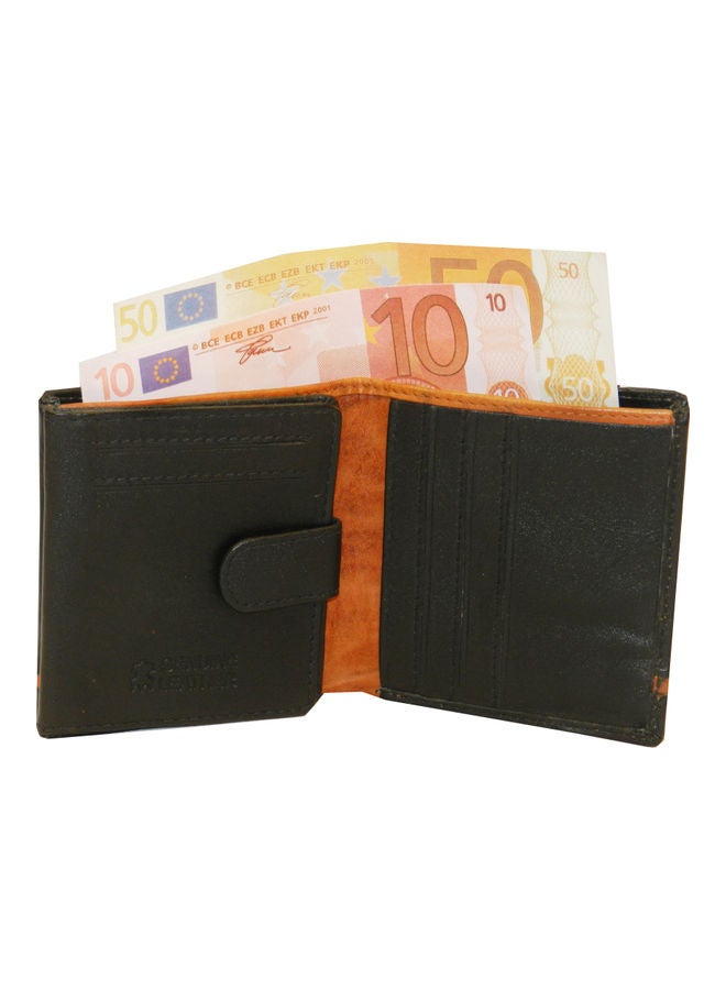 LAVERI LEATHER Genuine Leather Logo Detail Long Wallet Black - Image 3