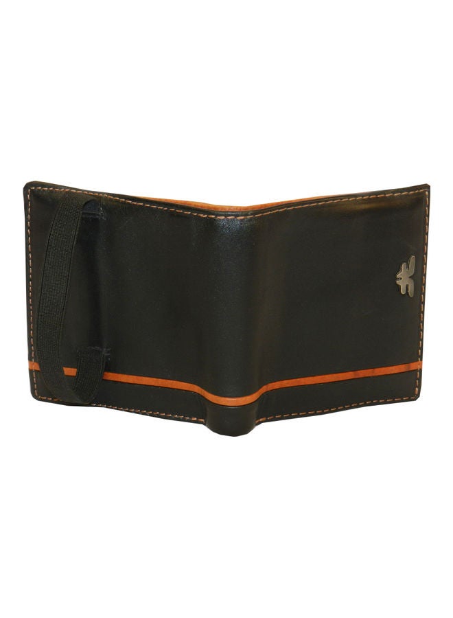 LAVERI LEATHER Genuine Leather Logo Detail Long Wallet Black - Image 2