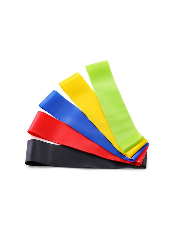 أتش برو مجموعة من 5 أشرطة مقاومة مطاطية من اللاتكس - Image 1