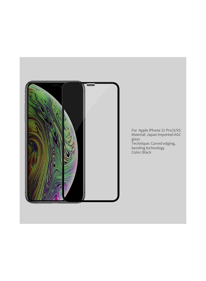 Nillkin Tempered Glass Screen Protector For Apple iPhone X / XS Black/Clear - Image 2
