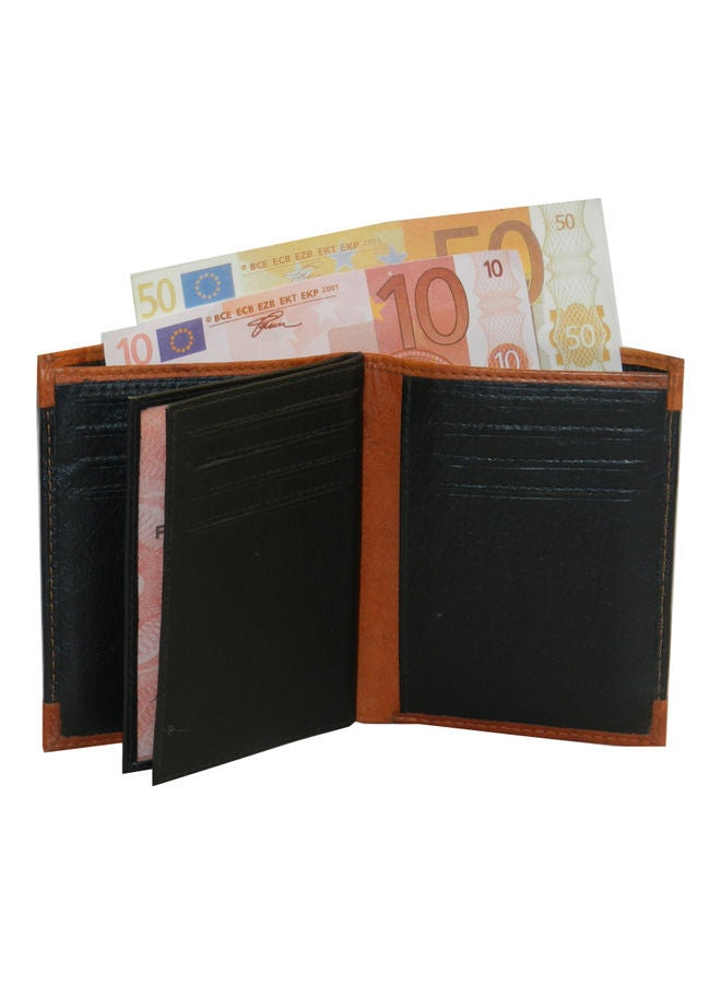 LAVERI LEATHER Genuine Leather Logo Detail Long Wallet Black  - Image 3