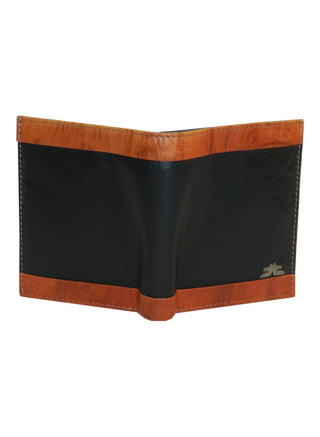 LAVERI LEATHER Genuine Leather Logo Detail Long Wallet Black  - Image 2