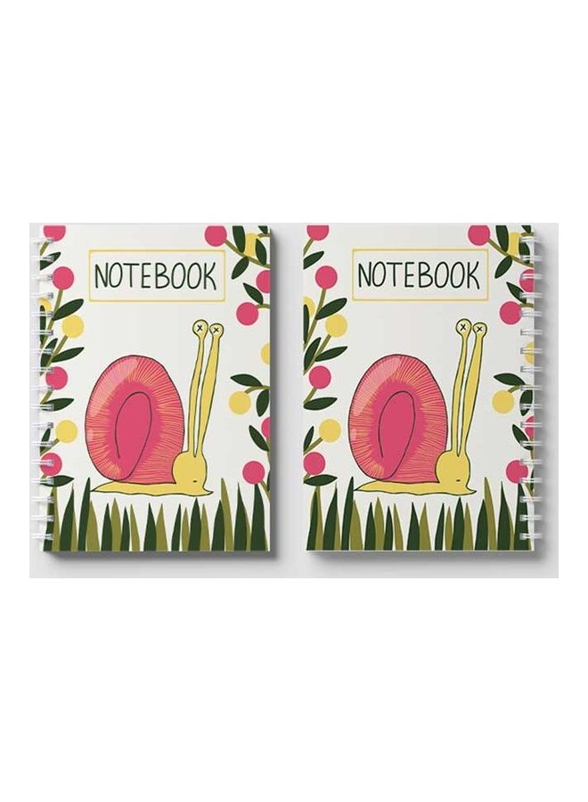 LOWHA Spiral Notebook White/Pink/Yellow/Green - Image 4