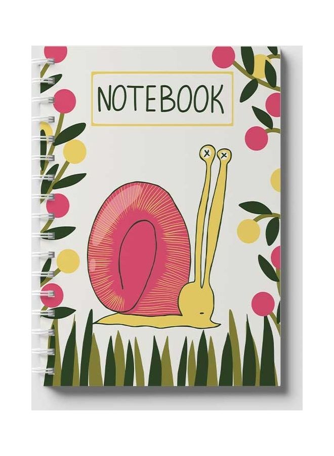 LOWHA Spiral Notebook White/Pink/Yellow/Green - Image 1