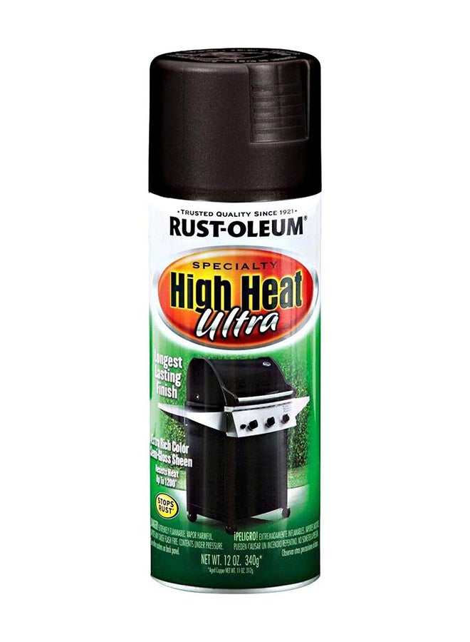 RUST-OLEUM - Ultra High Heat Gloss Spray Black - Image 1