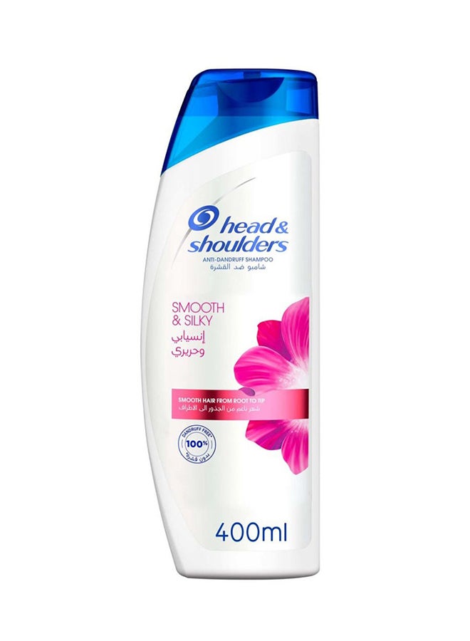 Head & Shoulders Smooth And Silky Anti-Dandruff Shampoo 400ml  - Image 1