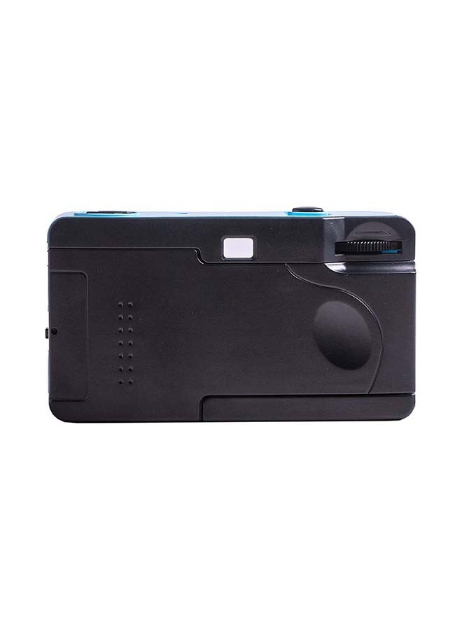 كوداك كاميرا فيلم M35 قابلة لإعادة الاستخدام مقاس 35 مم بتركيز ثابت وزاوية واسعة وفلاش مدمج ومتوافق مع فيلم مقاس 35 مم بلون سلبي أو B/W (بطارية فيلم وبطارية AAA غير متضمنة) من كوركس سيرولين بلو - Image 3