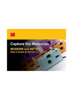 Kodak Reusable  M35 35mm Film Camera, Fixed-Focus and Wide Angle, Build in Flash and Compatible with 35mm Color Negative or B/W Film (Film and AAA Battery NOT Included) by Corex (Grey)  - Image 4