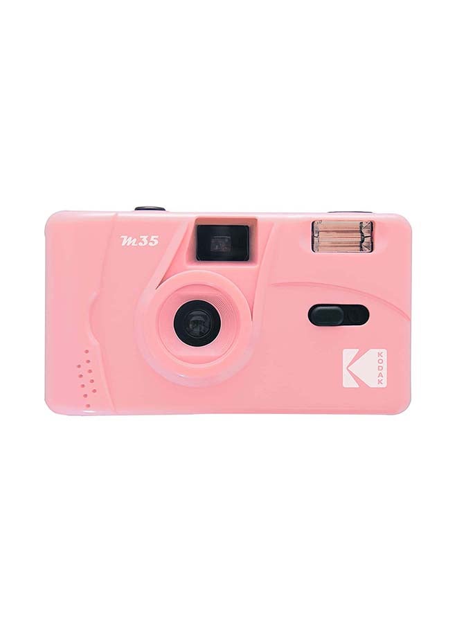 Kodak Reusable  M35 35mm Film Camera, Fixed-Focus and Wide Angle, Build in Flash and Compatible with 35mm Color Negative or B/W Film (Film and AAA Battery NOT Included) by Corex (Candy Pink) - Image 1