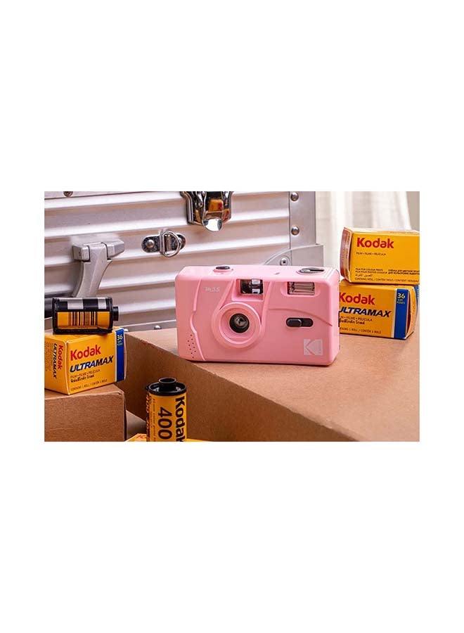 Kodak Reusable  M35 35mm Film Camera, Fixed-Focus and Wide Angle, Build in Flash and Compatible with 35mm Color Negative or B/W Film (Film and AAA Battery NOT Included) by Corex (Candy Pink) - Image 5