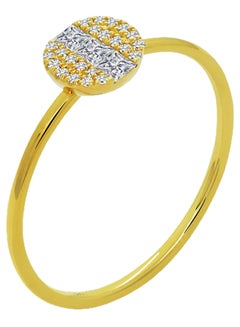 STARGEMS 18K Gold Princess Cut Diamond Ring  - Image 2