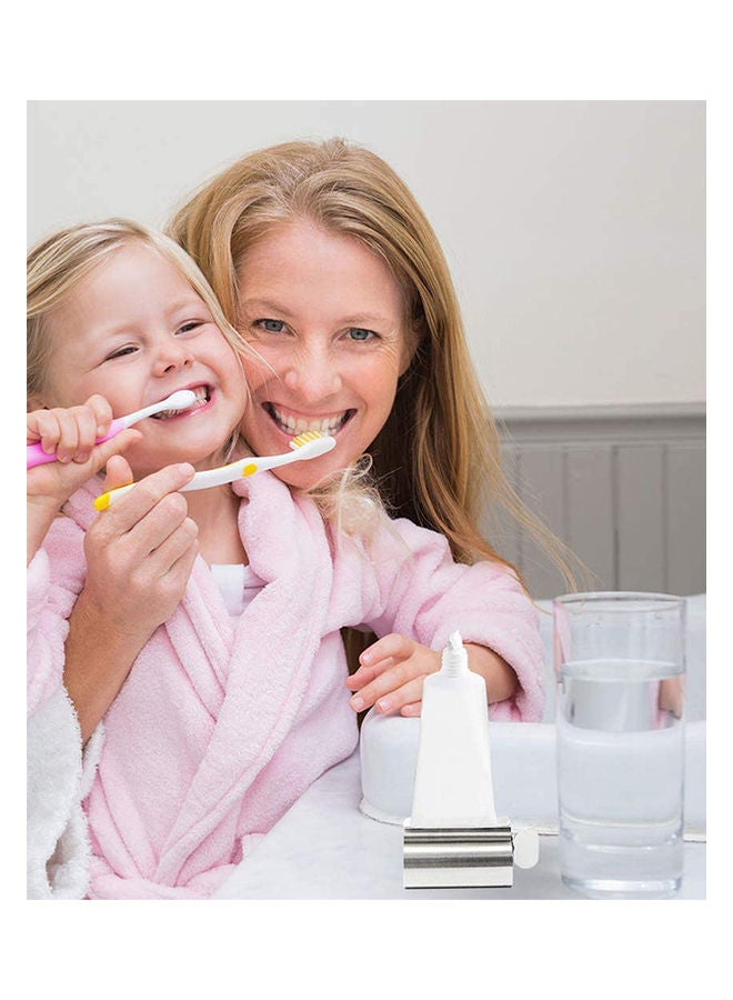 HomarKet 2-Piece Toothpaste Tube Squeezer Silver 2.45x1.45x1.3inch  - Image 5