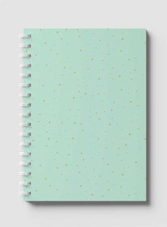 LOWHA Spiral Notebook Light Green/Gold  - Image 1