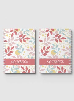 LOWHA NB Abstract And Floral Design Spiral Notebook For School And Business Note Taking With 60 Sheets Multicolour  - Image 4