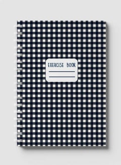 LOWHA Gingham Checks Pattern Spiral Notebook For School And Business Note Taking With 60 Sheets Multicolour  - Image 1